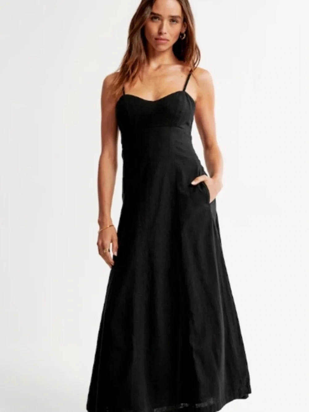 Abercrombie & Fitch Linen Blend Dress